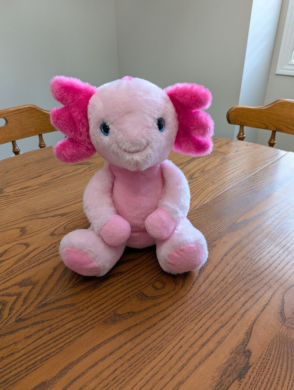 The Petting Zoo. Plush Pink Axolotl Stuffed Animal - Soft Kids Toy. 11 Inches.